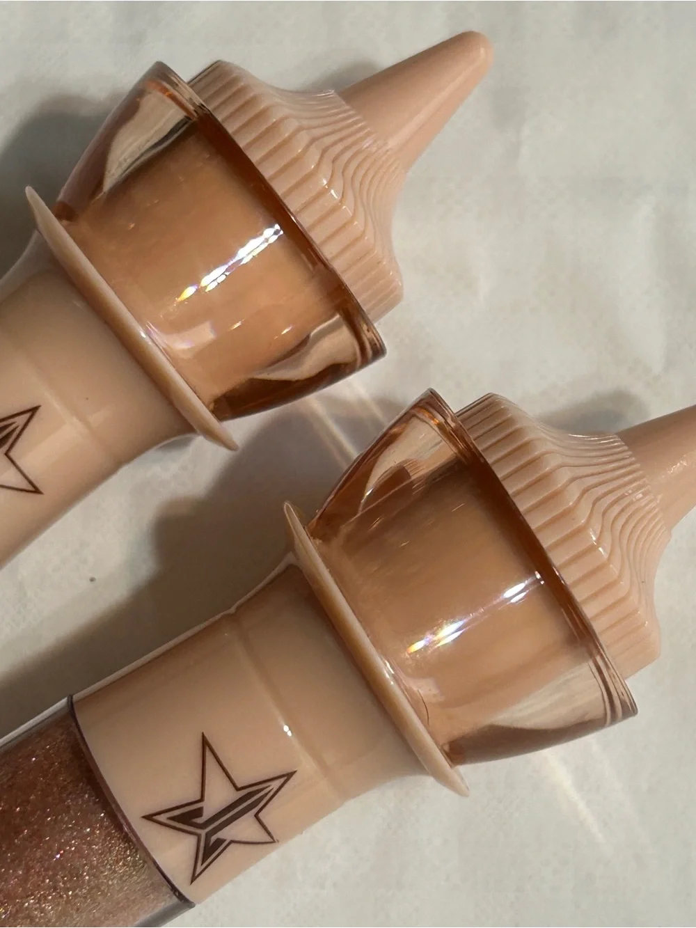 Jeffree Star  Lip Gloss Bundle  in Warm Nude/Gold